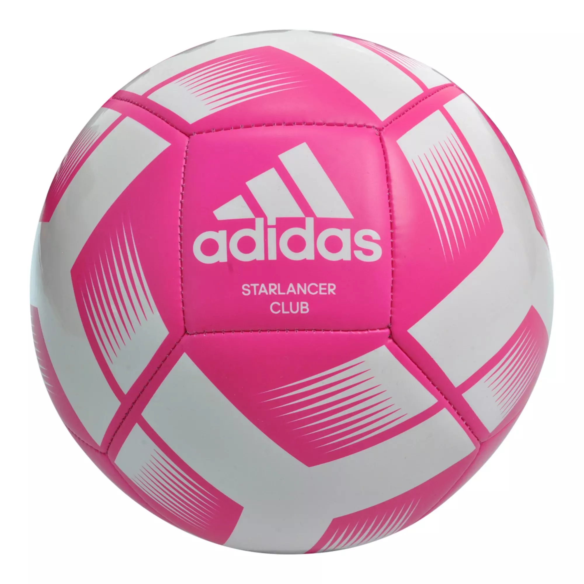 adidas Starlancer Club Soccer Ball - Solar Pink/White - Hibbett
